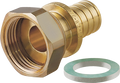 Axial adaptor with union nut