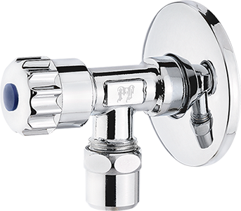 Angle collet valve