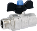 Ball valve «STRONG», F/M, butterfly handle