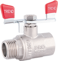 Ball valve «TREND», F/M, butterfly handle
