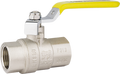 Gazowy zawór kulowy, GW/GW, uchwyt dźwigniowy
