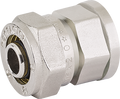 Straight compression fitting with female thread