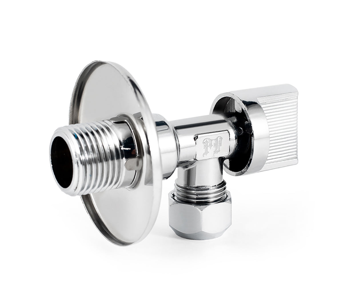 Angle collet valve, metal handle — view 4