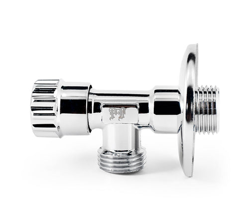 Angle valve, chrome-plated — view 2