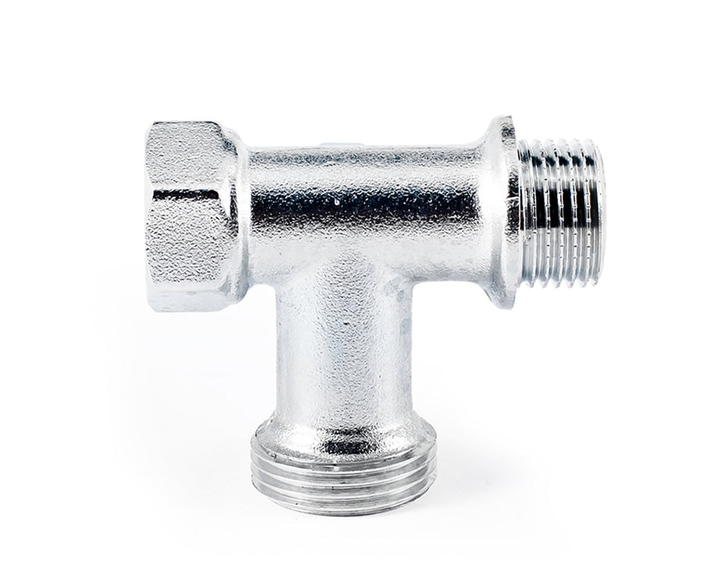 Three-way ball valve for CMA, metal handle — view 5