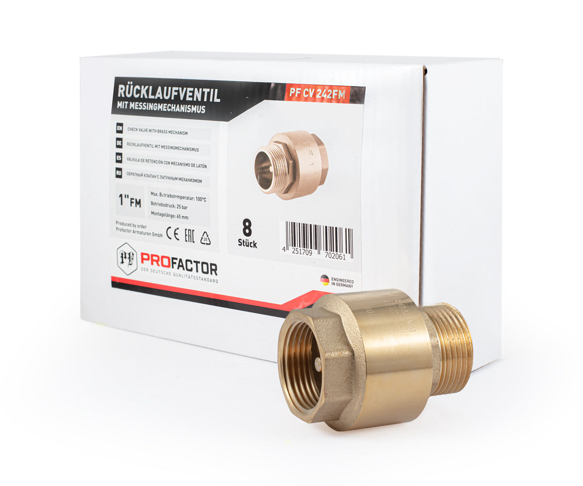 Spring-loaded axial check valve, F/M, for pumps — PF CV 242FM, ракурс 7