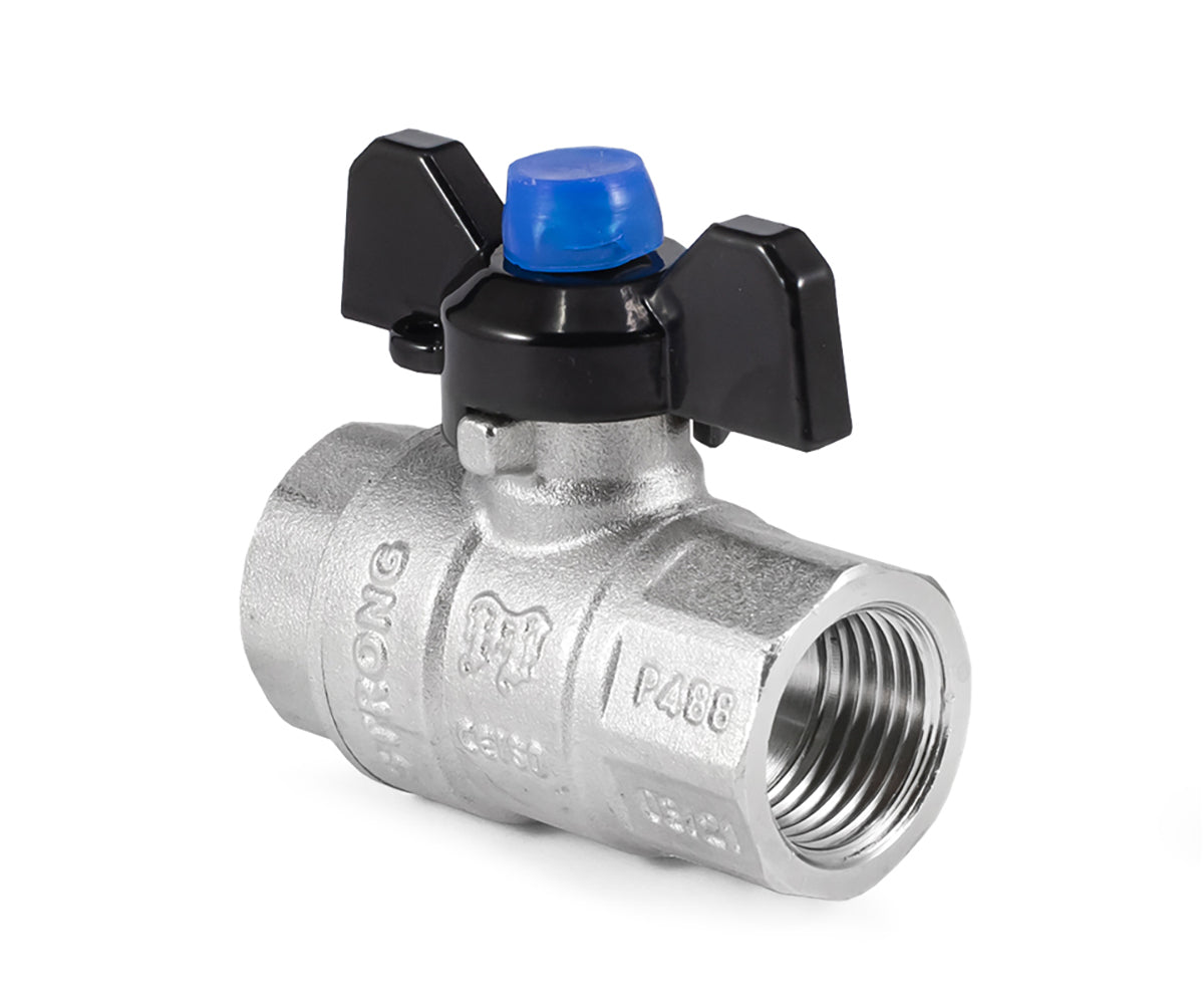 Ball valve «STRONG», F/F, butterfly handle — DN 15 / ½", view 3