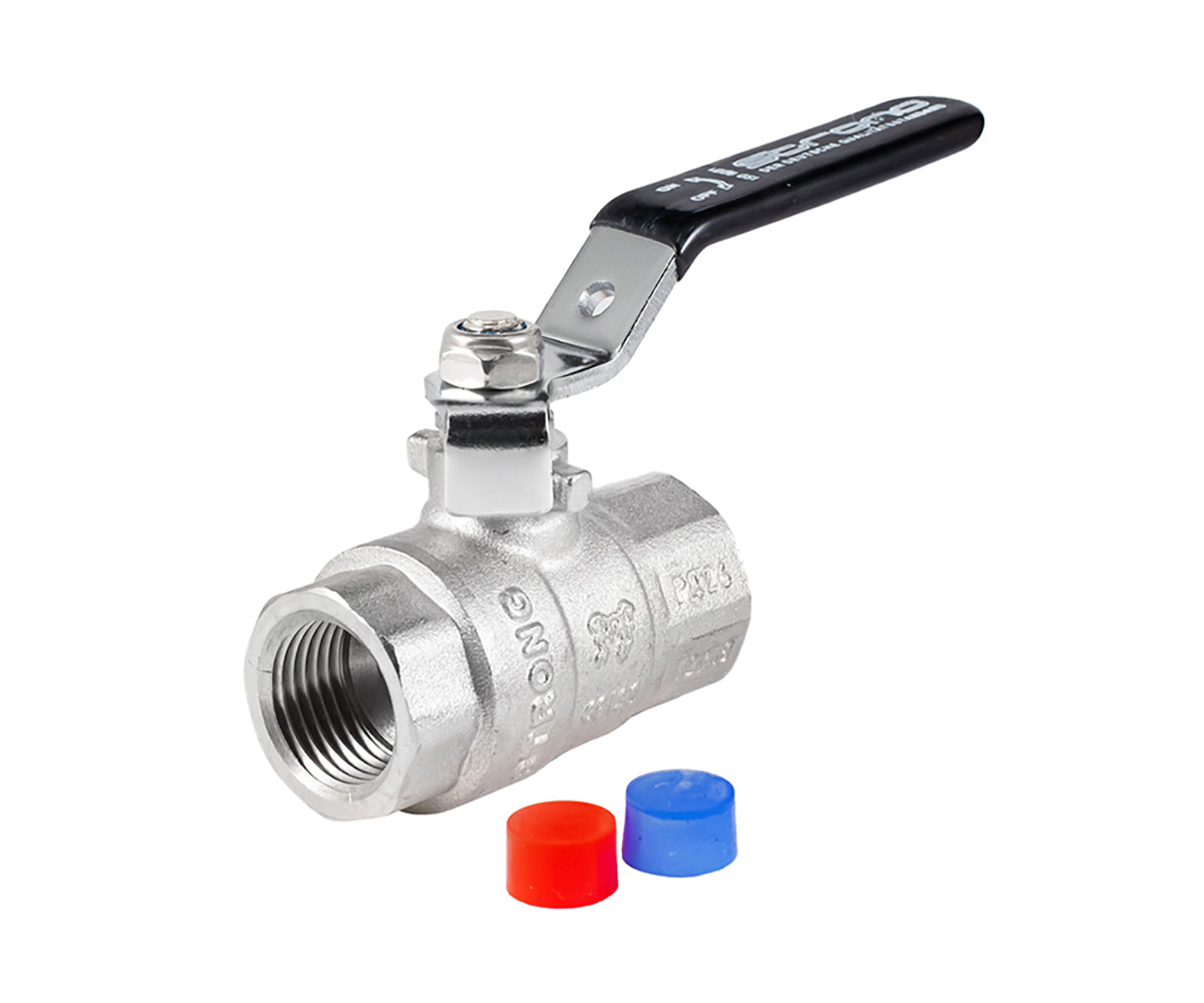 Ball valve «STRONG», F/F, lever handle — DN 15 / ½", view 1