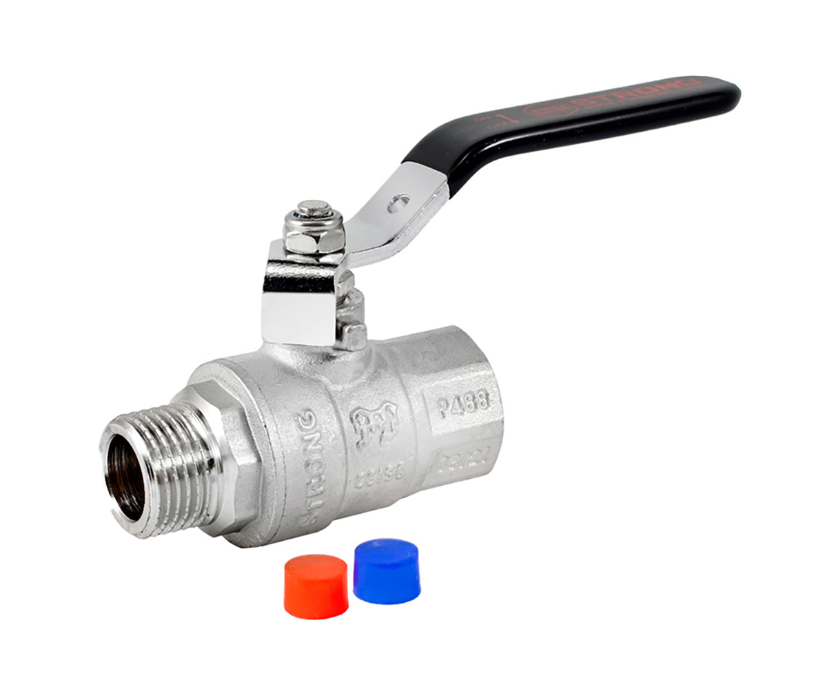 Ball valve «STRONG», F/M, lever handle — DN 15 / ½", view 1