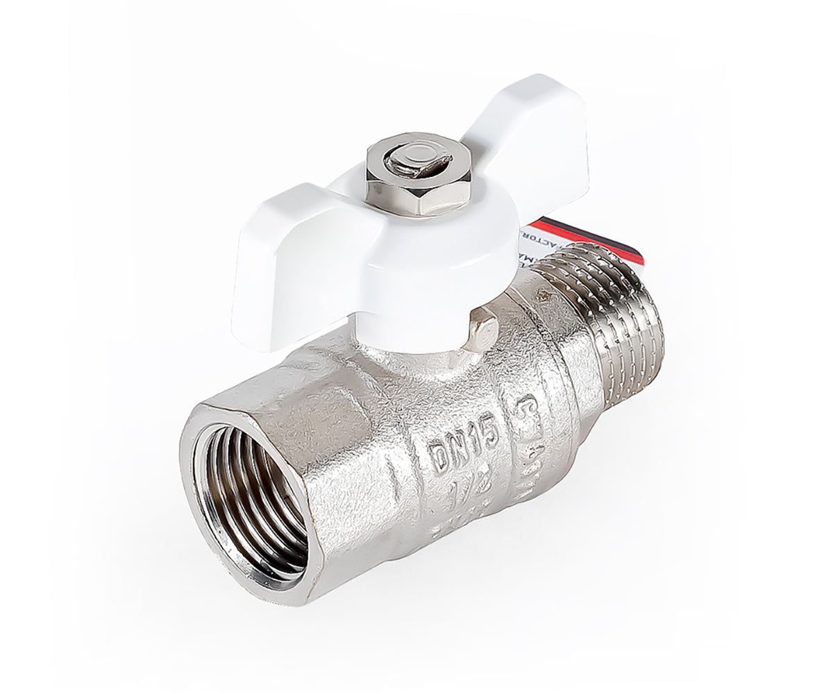 Ball valve «STANDARD», F/M, butterfly handle — DN 15 / ½", view 6