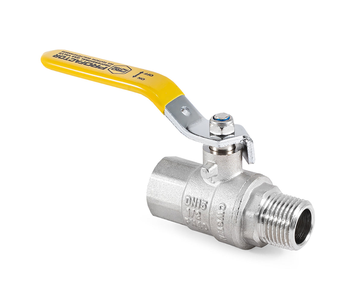 Gas ball valve, F/M, lever handle — view 5