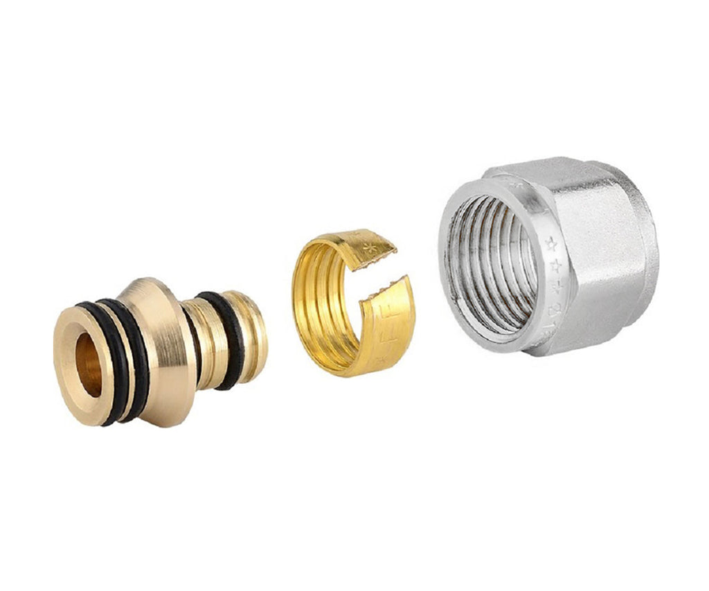 Manifold connector with eurocone for multilayer pipes — PF MIP 271, ракурс 1