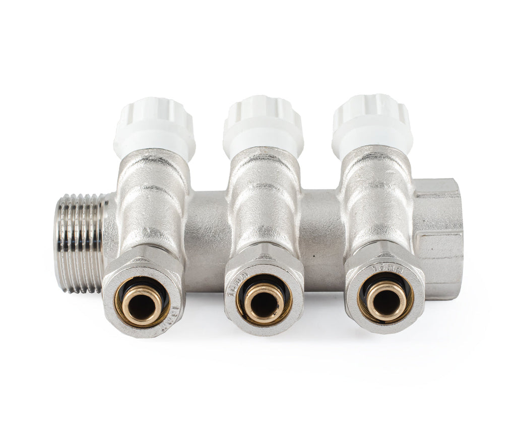 Manifold with regulating valves and compression fittings, F/M — PF MVP 269.3C, ракурс 2