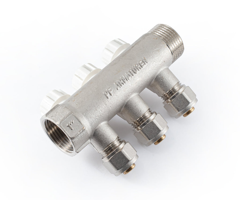 Manifold with regulating valves and compression fittings, F/M — PF MVP 269.3C, ракурс 9