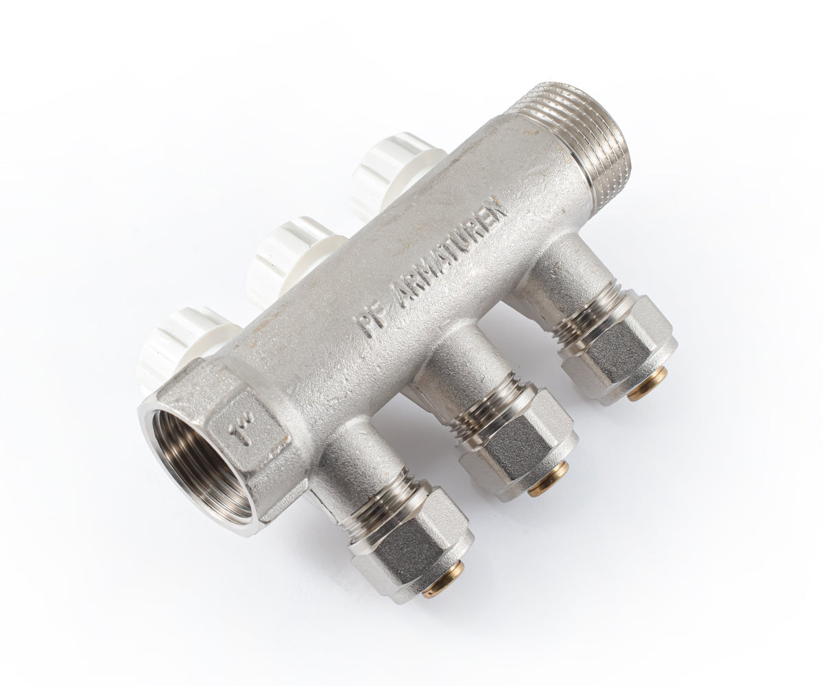 Manifold with regulating valves and compression fittings, F/M — PF MVP 269.3C, ракурс 9