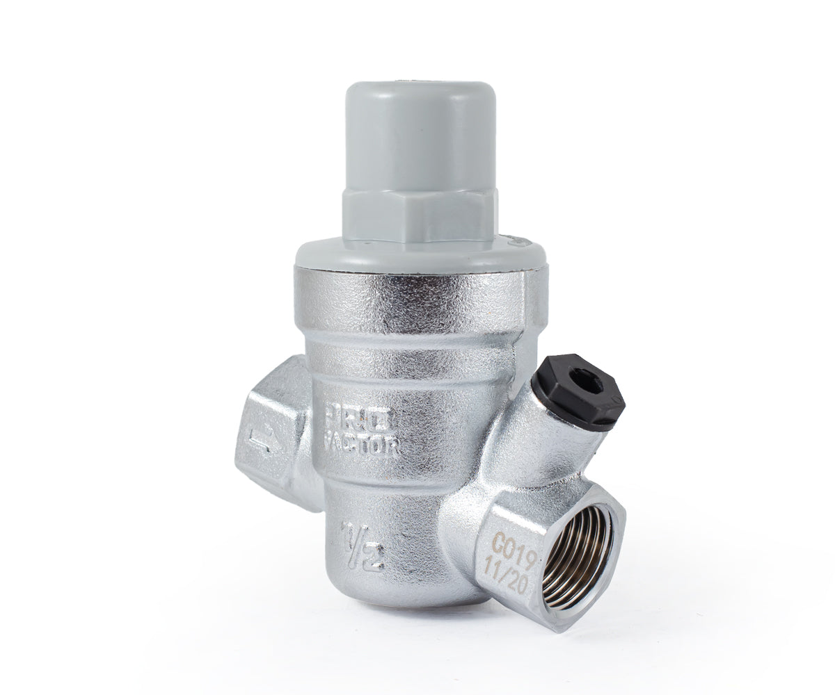 Diaphragm pressure reducing valve with 1/4" gauge port — PF PRV 253, ракурс 3