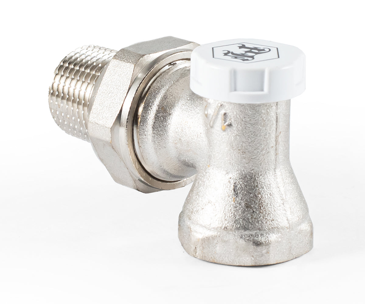 Radiator lockshield valve, angle, cone-type shut-off — PF RVA 378, view 3