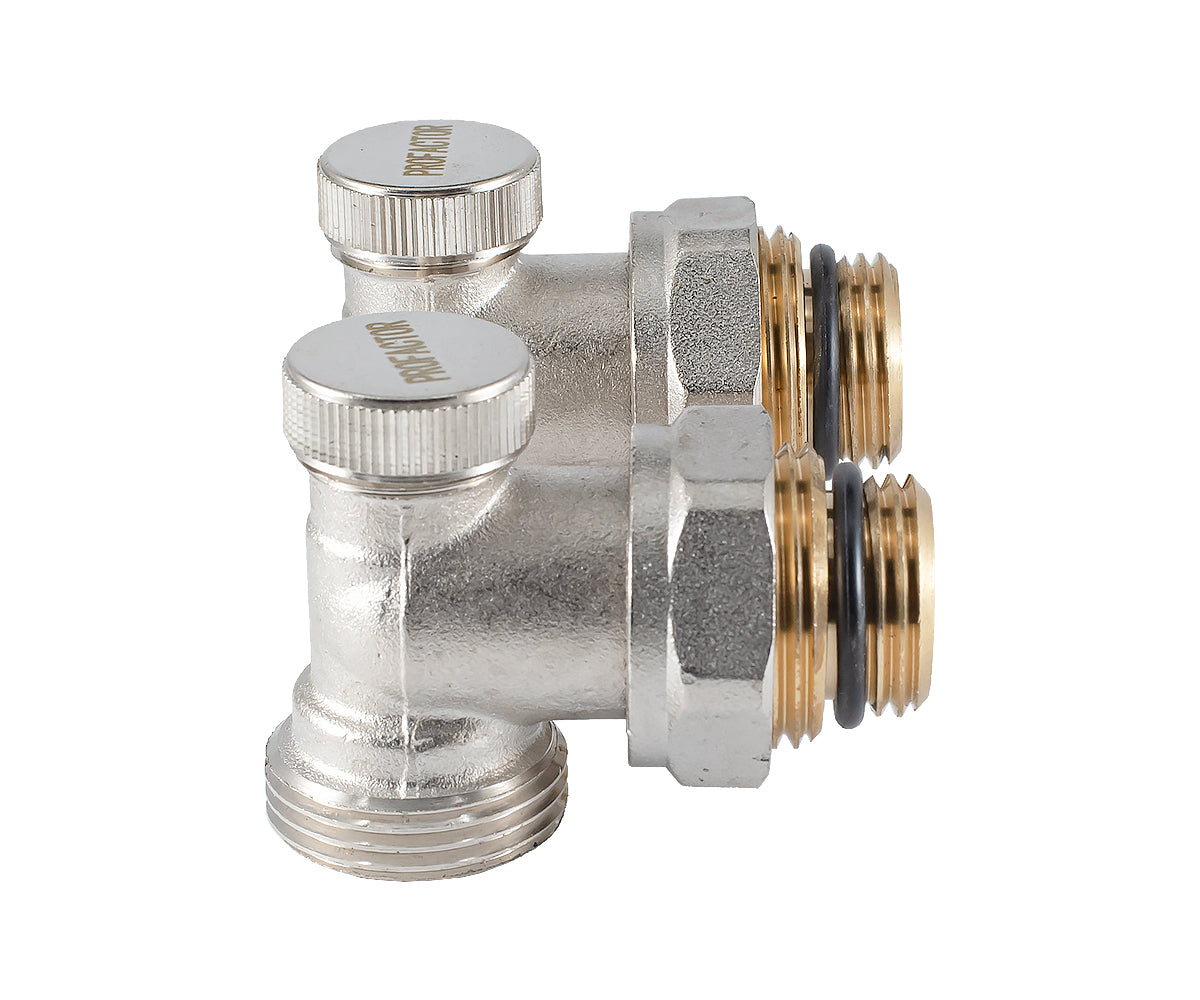 Angled radiator connection unit with seat valve — PF RVA 611, view 6