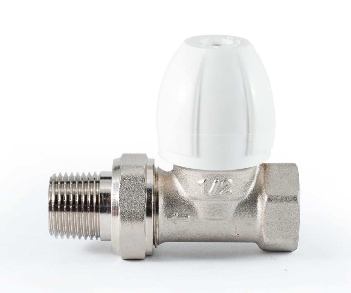 Radiator regulating valve, straight, seat-type shut-off — view 2