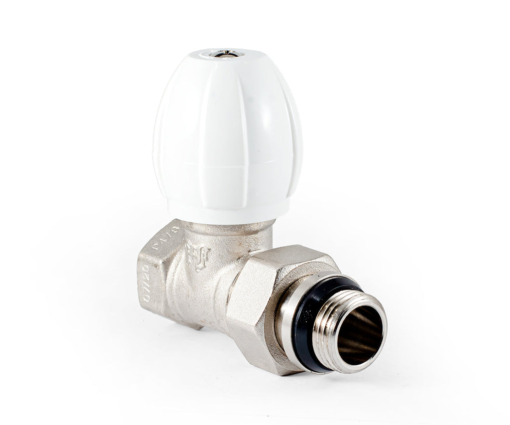 Radiator regulating valve, straight, cone-type shut-off, with union O-ring seal — view 6