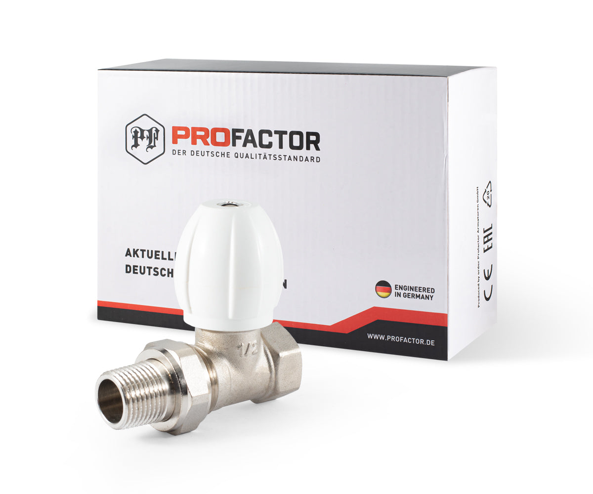 Radiator regulating valve, straight, cone-type shut-off — view 8