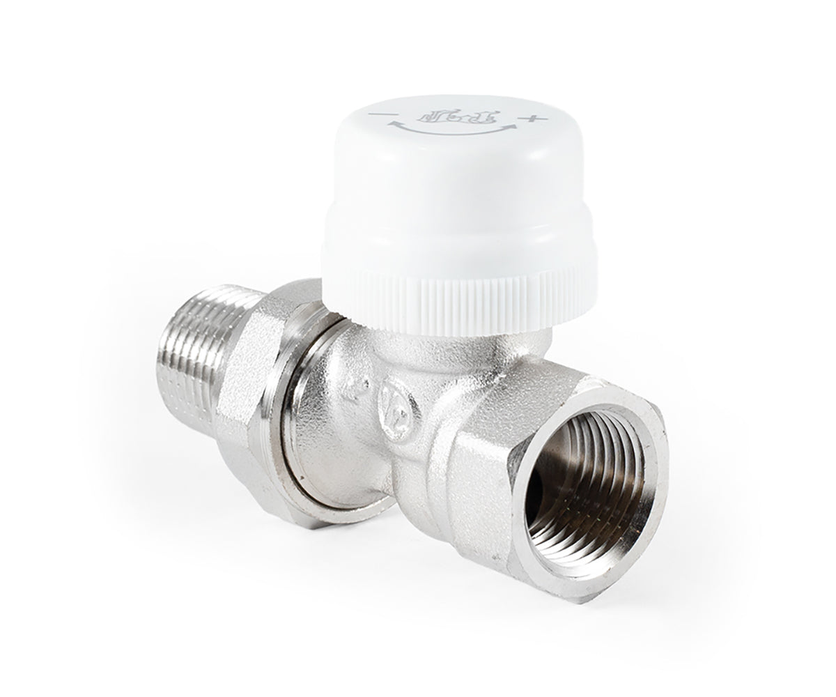 Straight thermostatic radiator valve — view 3