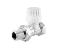 Straight thermostatic radiator valve with presetting — view 1