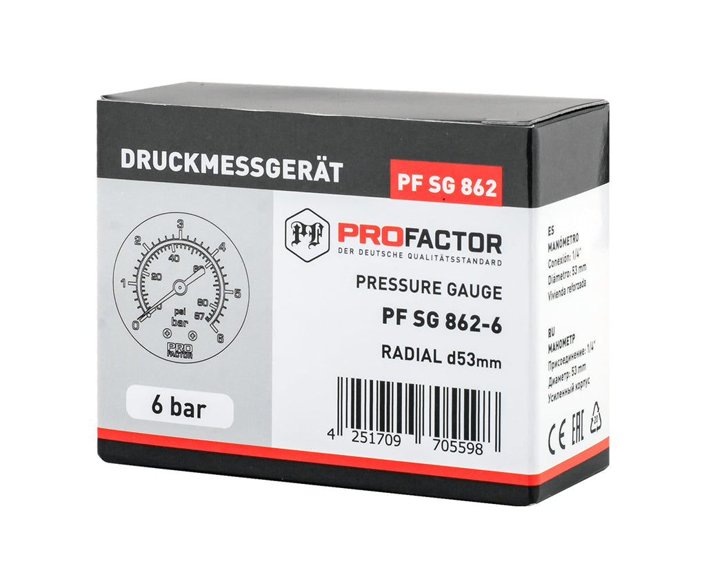 Pressure gauge d 53 mm, radial connection — PF_SG_862-6_8