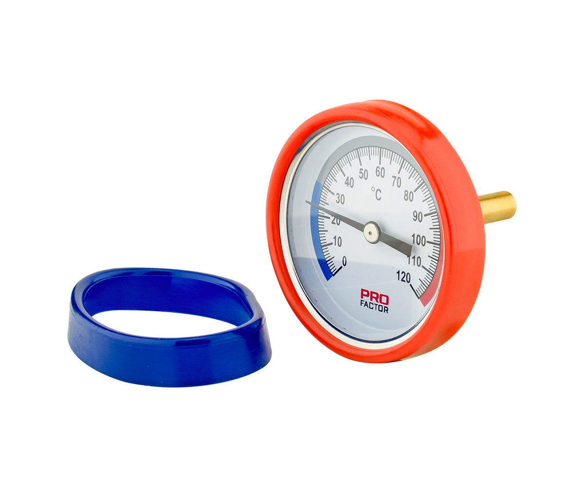 Bimetal thermometer d 63 mm, axial connection — PF_SG_868_3