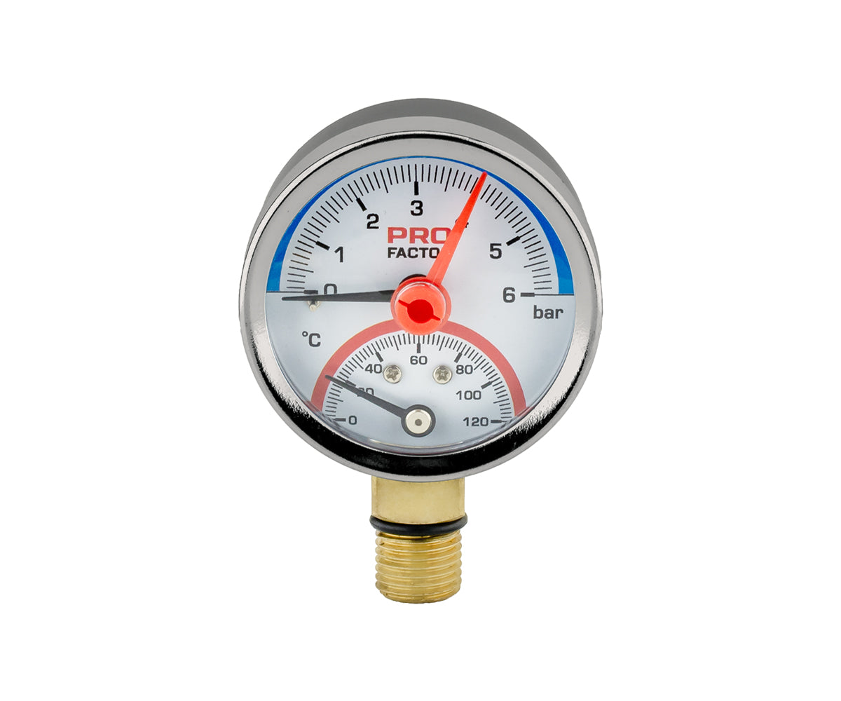 Thermomanometer d 53 mm, radial connection — PF SG 870-6, view 2