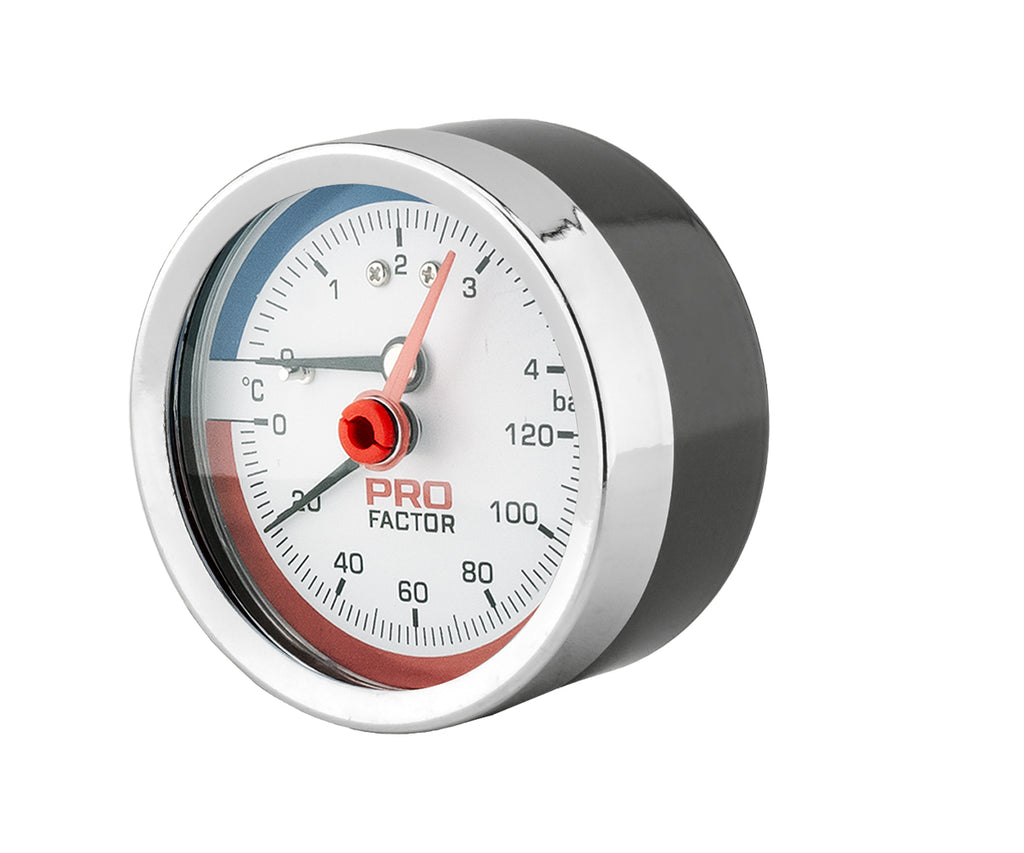 Thermomanometer d 53 mm, axial connection — PF SG 871-4, view 3