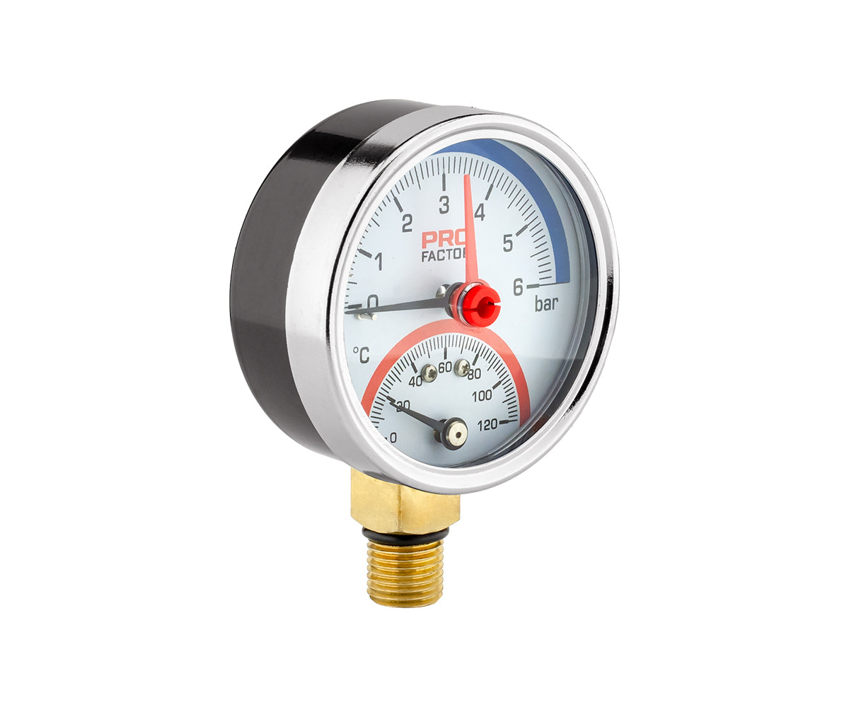 Thermomanometer d 63 mm, radial connection — PF_SG_872-6_1