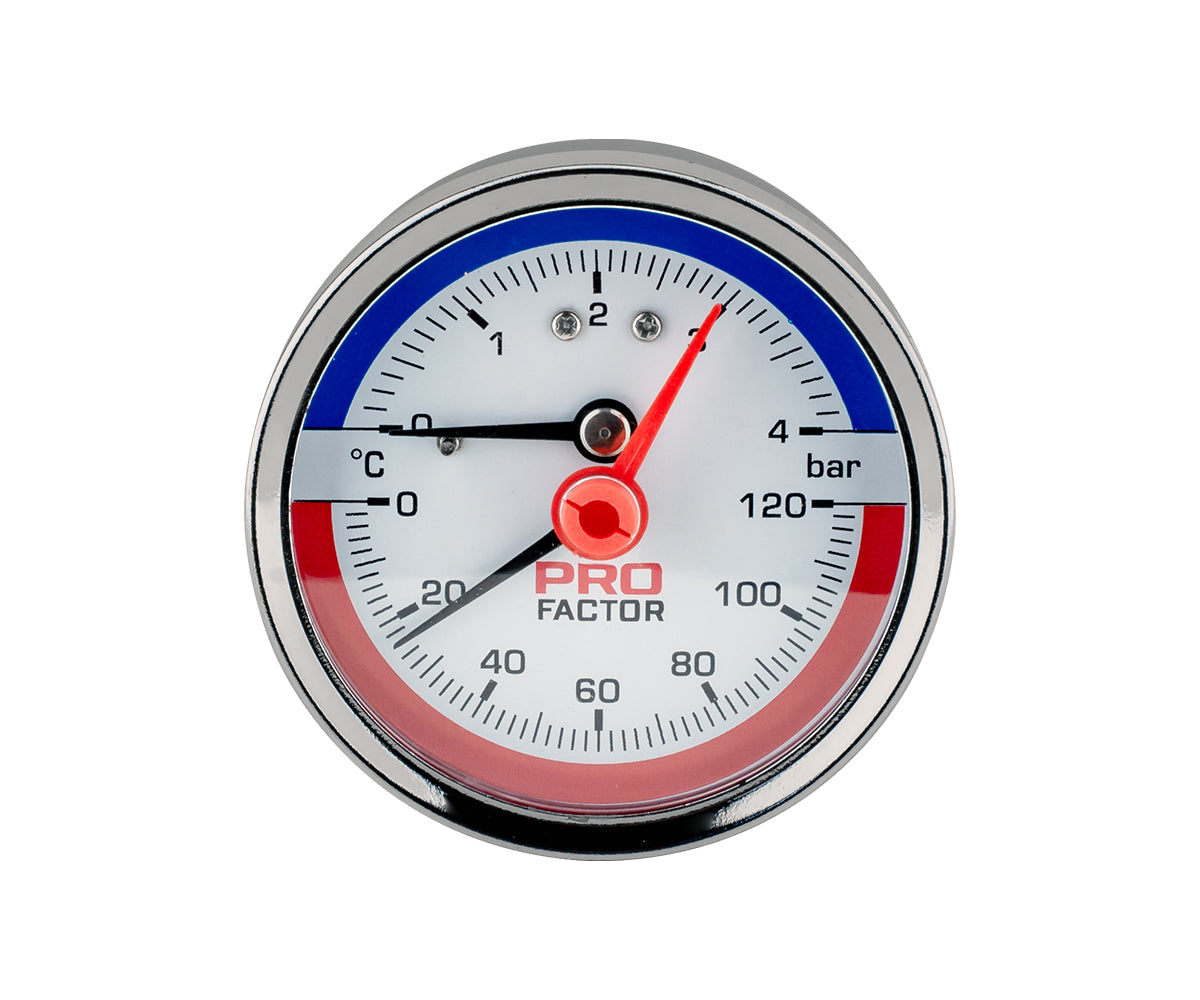 Thermomanometer d 63 mm, axial connection — PF SG 873-4, view 2