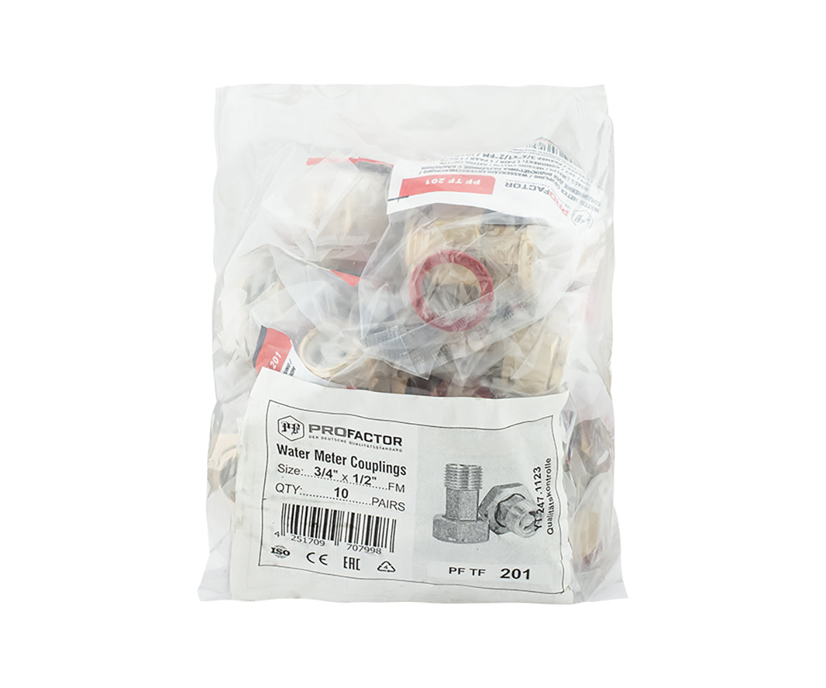 Set of connectors for water meter with gaskets — view 5