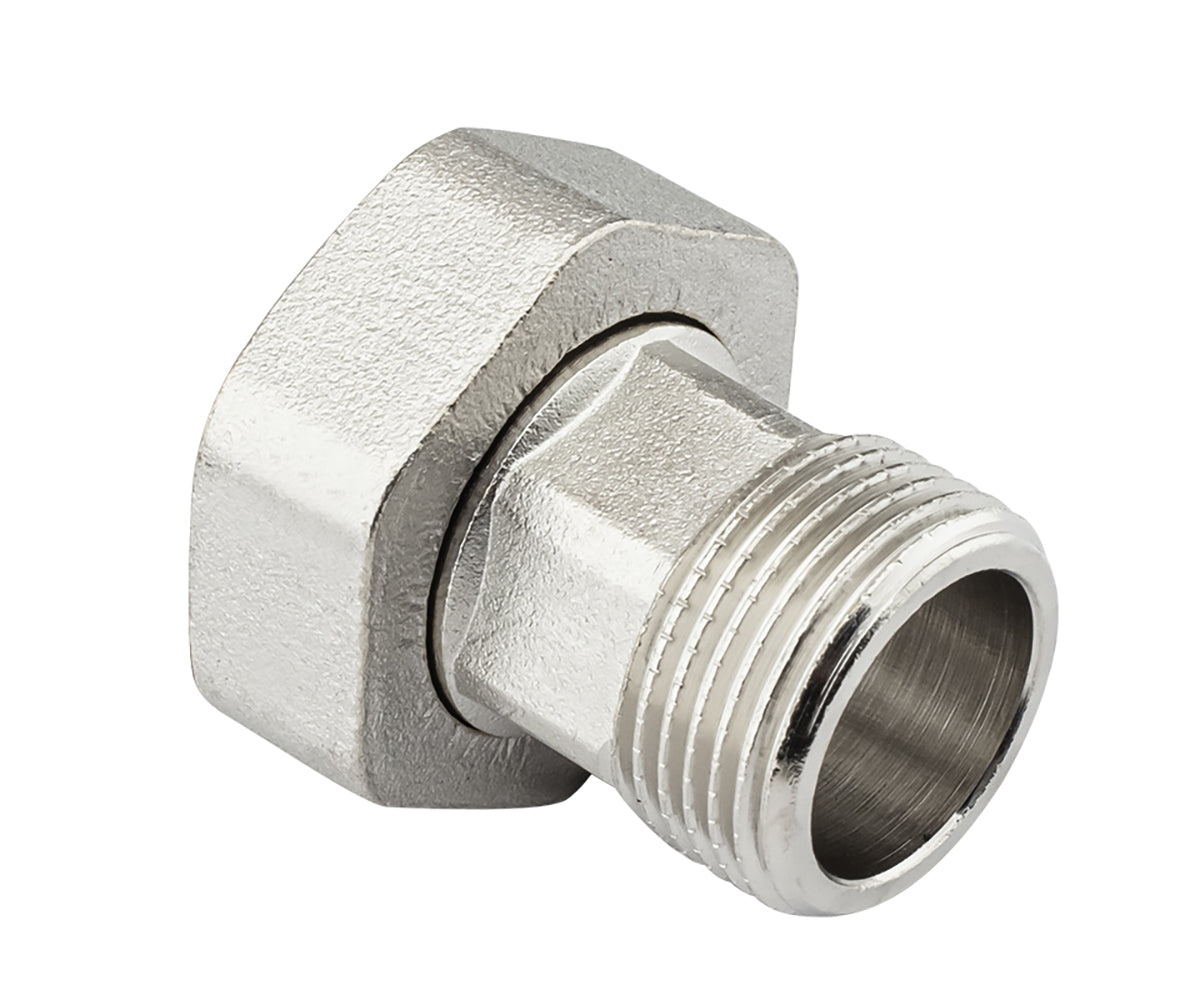 Universal connector with union nut and sealing ring — view 3