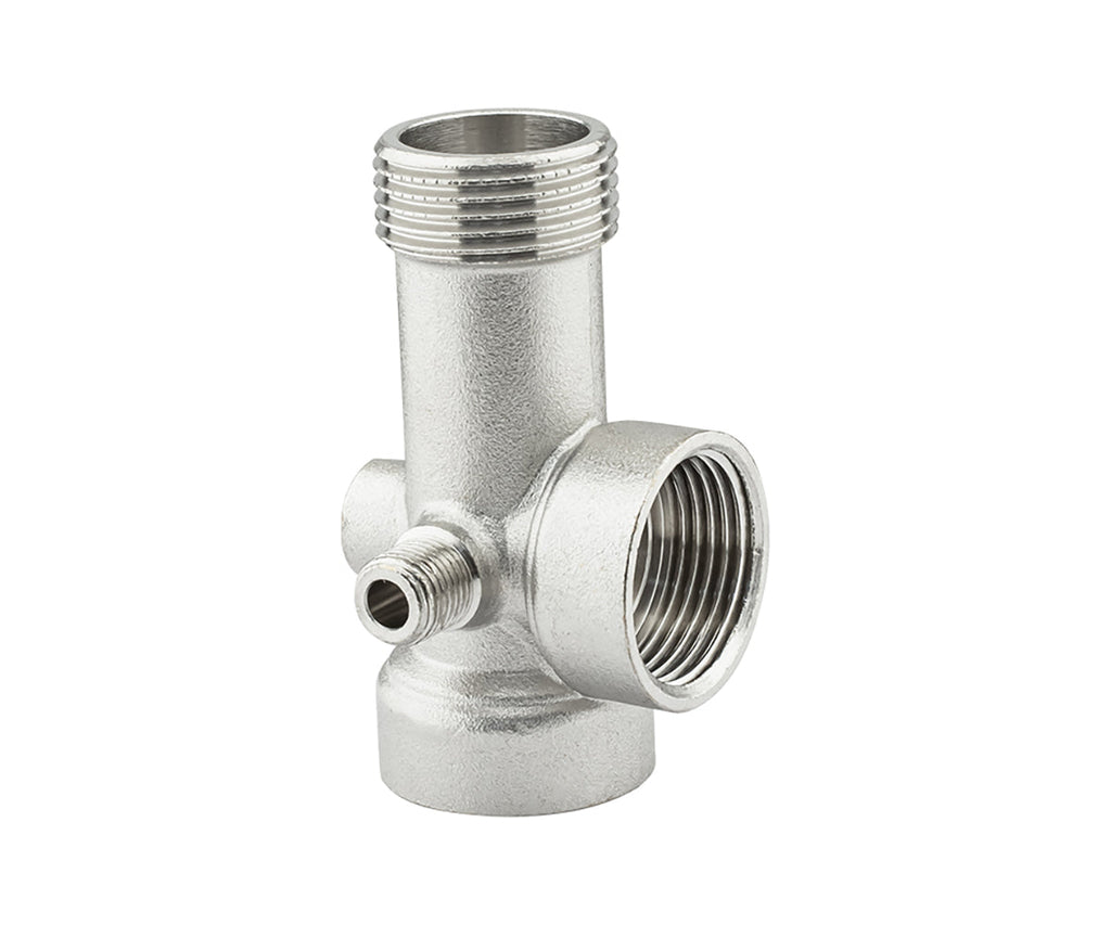 Extended 5-way connector for pump stations — view 1