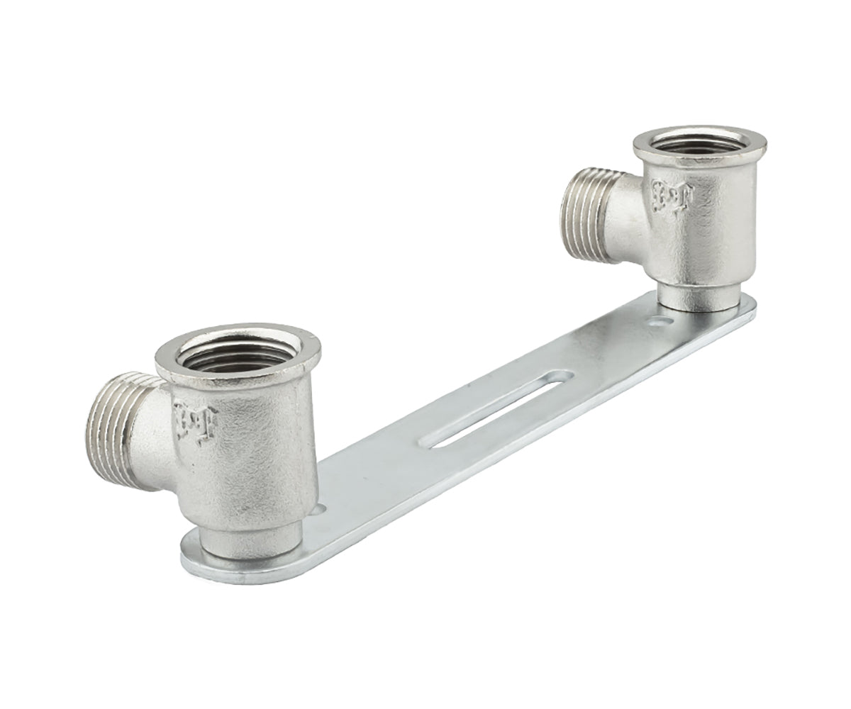 Mounting bracket with F/M elbows for mixer — view 2