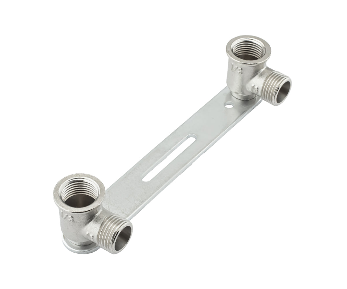 Mounting bracket with F/M elbows for mixer — view 3
