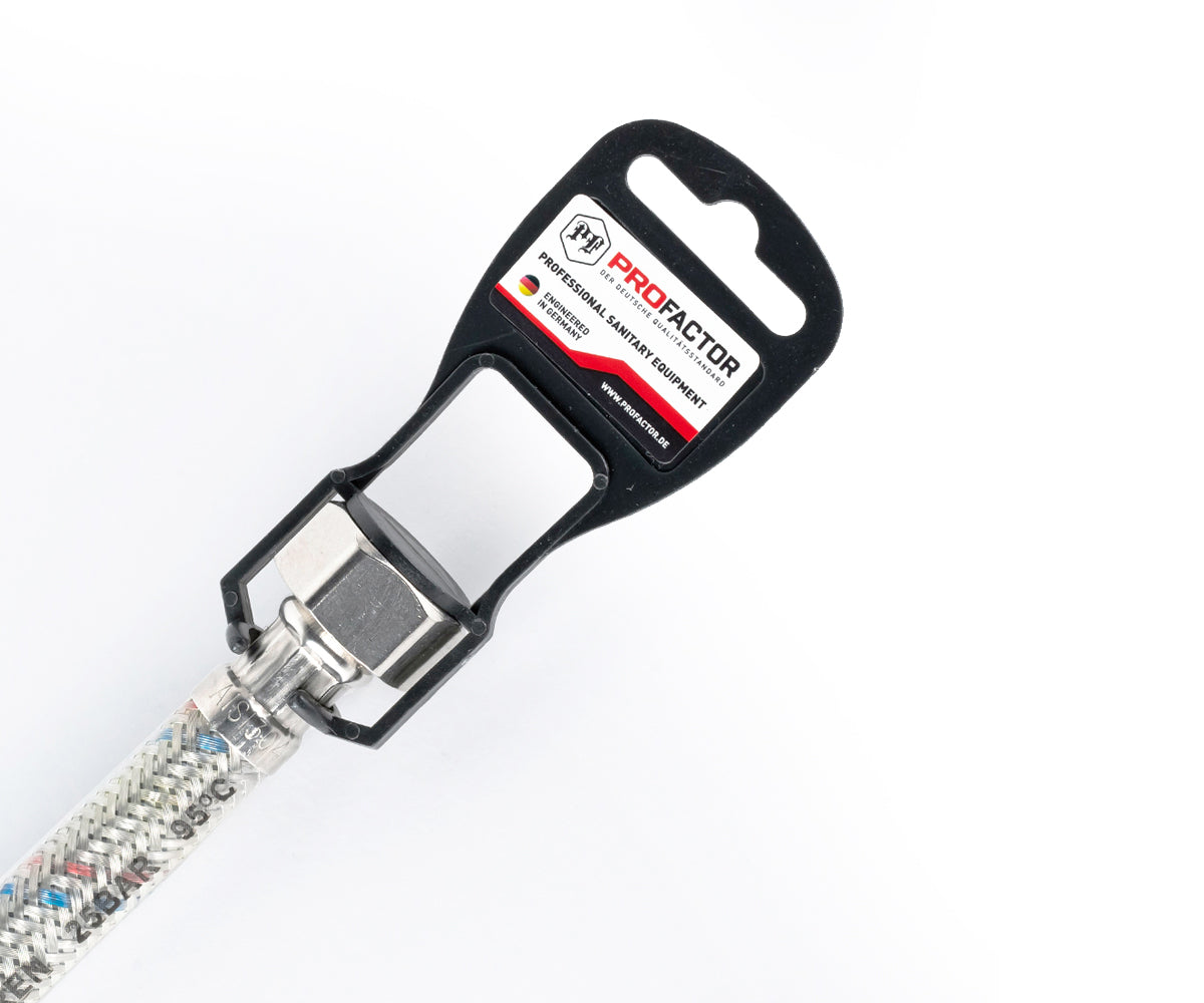 Flexible water connection «LUXE» ½" F/F with angle outlet — ракурс 4