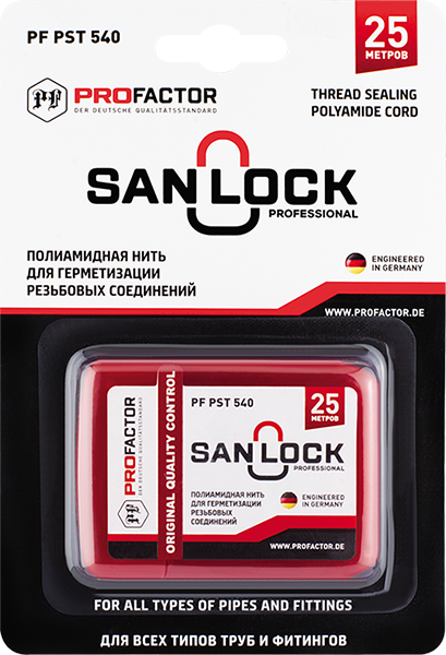 SAN-LOCK®, nić poliamidowa impregnowana silikonem