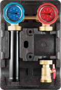 Quick-mount pump group for direct circuit