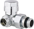 Three-axis thermostatic valve, chrome-plated (left-hand)