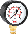 Pressure gauge d 53 mm, radial connection