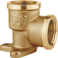 Wall plate elbow F/F