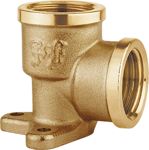 Wall plate elbow F/F