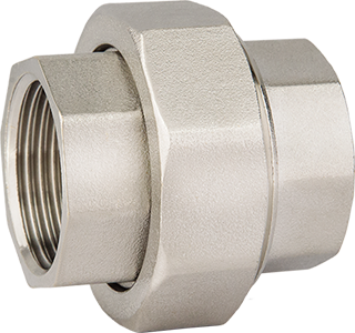 Union with union nut F/F