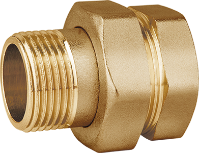 Union with straight tailpiece F/M