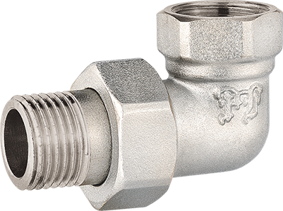 Union with angle tailpiece F/M
