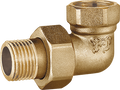 Union with angle tailpiece F/M