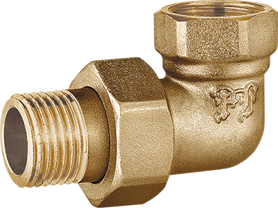 Union with angle tailpiece F/M